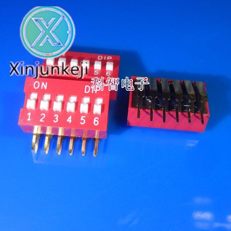 10pcs  ο DA-06-V 6 Ʈ ̵ ̾ ġ 2.54 ġ 90   ̾ ġ